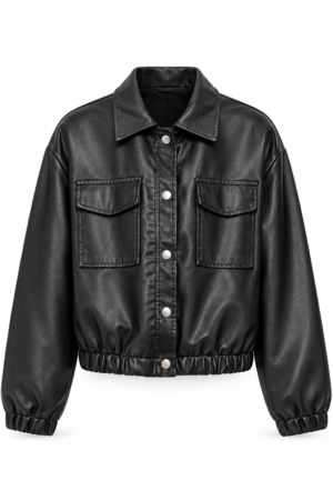 chaqueta de semipiel gruesa